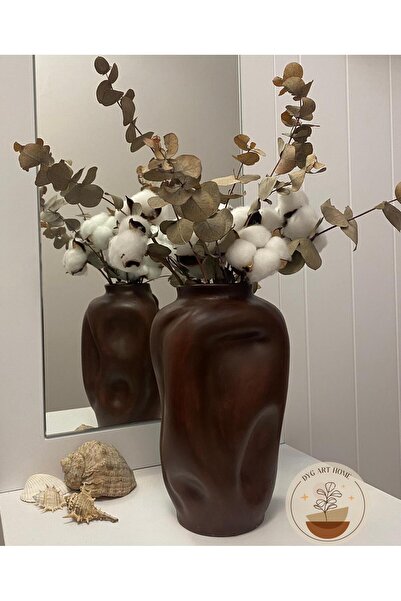 DygArtHome Seramik Asimetrik vazo (24 cm)