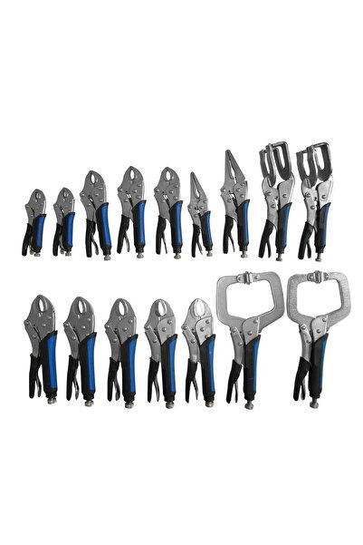 SW-Stahl Set de 16 Clești de Prindere SW41560L