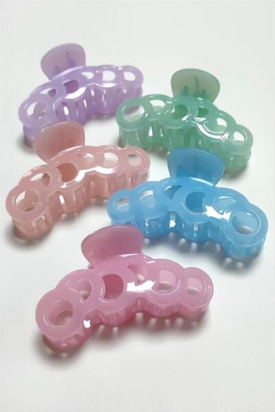 CT STONES حلقة متداخلة ملونة بمشبك 8 سم