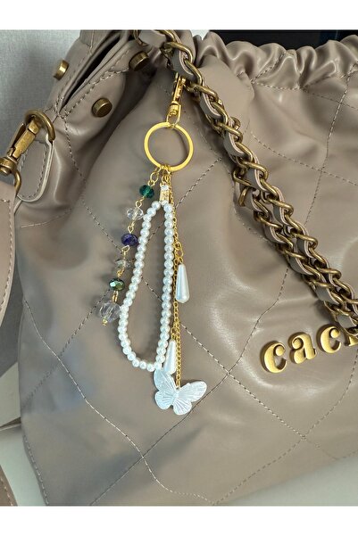 Nimet Abla Butik Bag Charm Handmade Pearl
