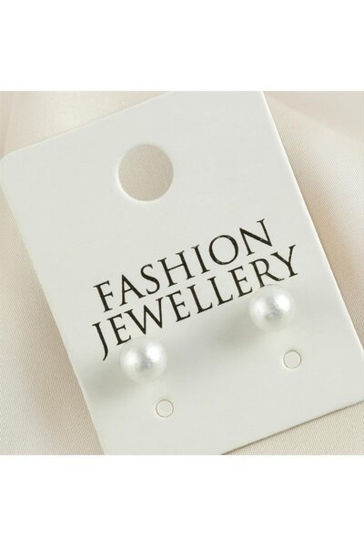 CT STONES أقراط من اللؤلؤ الأعلى جودة 6 مم