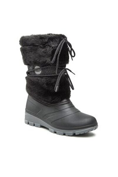 Olang γυναικείες χιονομπότες PUFF μαύρες