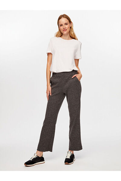 Faik Sönmez Kaşkorse Örme Wide Leg Fit Eşofman Alt W26ESA001