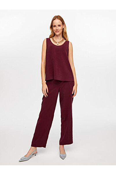 Faik Sönmez Yuvarlak Yaka Modallı Atlet W26ATL014