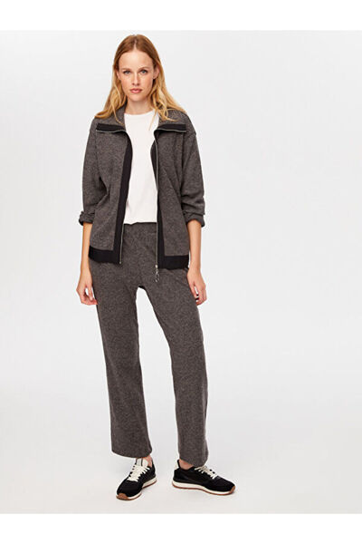 Faik Sönmez Dokuma Garnili Kaşkorse Örme Eşofman Üst W26ESU001