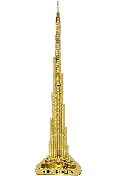 Generic Decorative Dubai Skyscraper Burj Khalifa Gold Plated