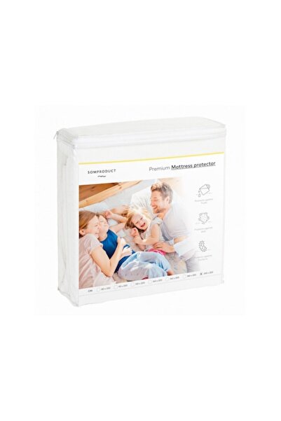 OEM Premium Waterproof Mattress Protector with Elastic, White, 200 x 160 cm