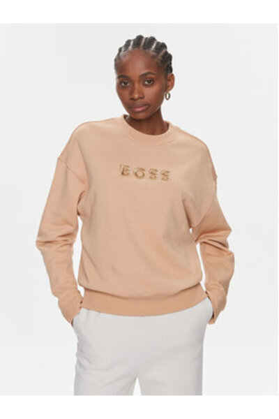 BOSS Γυναικείο Φούτερ 50508499 Μπεζ