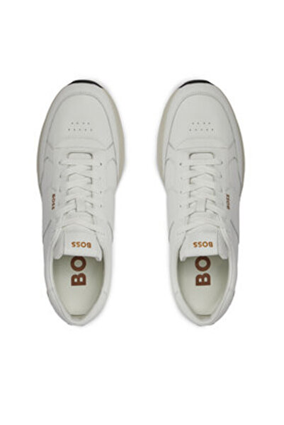 BOSS ανδρικά αθλητικά παπούτσια 50512264 λευκά