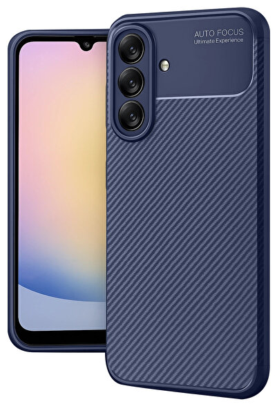 Nezih Case Samsung Galaxy A36 Kamera Korumalı (Karbon Tasarım) Koruyucu Lüx S...