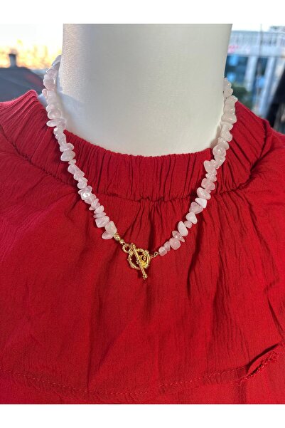 Uno Di Famiglia Pinterest model kuvars doğal taş kolye , t kapama doğal taş