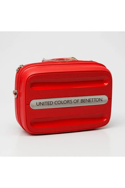 United Colors of Benetton Women's Red Makeup Bag Handbag 14Bntmky1000-Kr