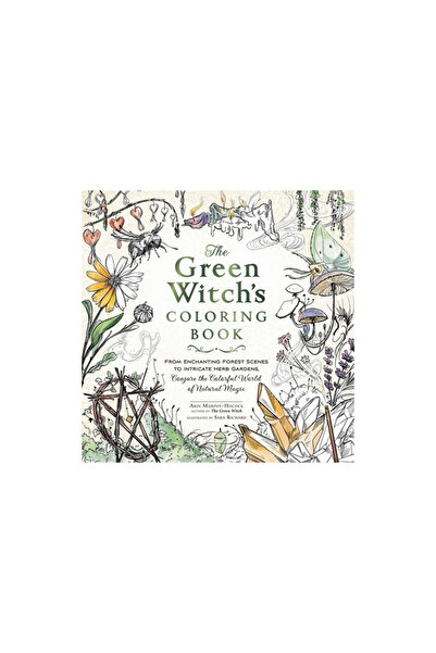 Adams Media The Green Witch's Coloring Book: From Enchanting Forest Scenes to...