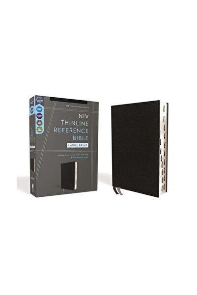 Zondervan Niv, Thinline Reference Bible, Large Print, European Bonded Leather...