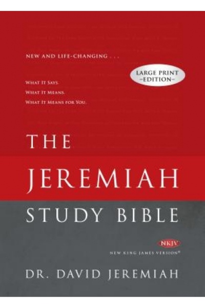 Lulu Pr Jeremiah Study Bible-NKJV-Large Print: What It Says. What It Means. W...