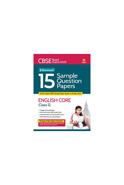 Arihant Pubn India Ltd CBSE Board Exams 2023 I-Succeed 15 Sample Question Pap...