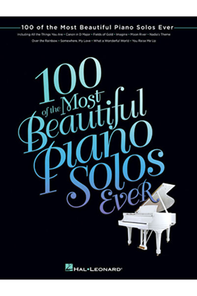 Hal Leonard Pub Co 100 of the Most Beautiful Piano Solos Ever