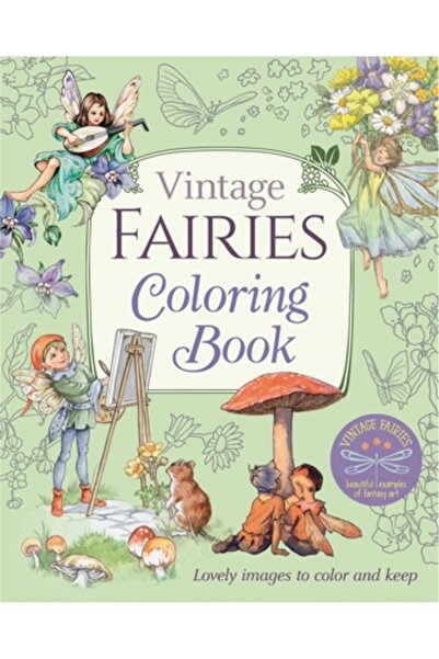 Arcturus Pub Vintage Fairies Coloring Book: Lovely Images to Colour and Keep