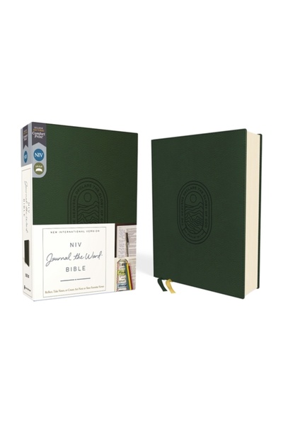 Zondervan Niv, Journal the Word Bible (Perfect for Note-Taking), Leathersoft,...