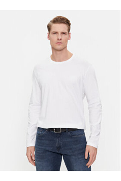 BOSS Ανδρικό Μακρυμάνικο 50515390 Λευκό