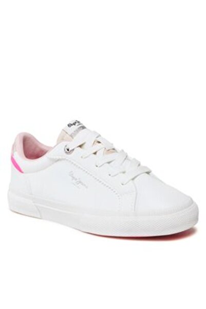 Pepe Jeans αθλητικά παπούτσια για κορίτσια PGS30549 λευκά