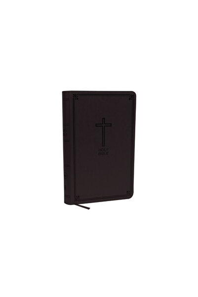Nelsonword Pub Group NKJV, Deluxe Gift Bible, Imitation Leather, Gray, Red Le...