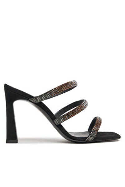 Pollini γυναικείες σαγιονάρες SA28179C1ITAS000 μαύρες