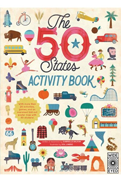 FRANCES LINCOLN The 50 States: Activity Book: Maps of the 50 States of the USA