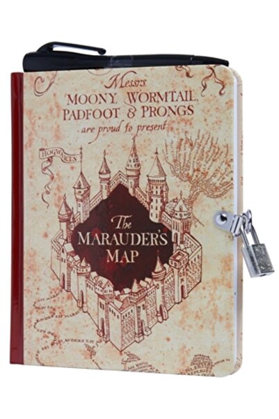 Insight Editions Harry Potter: Marauder's Map Lock & Key Diary