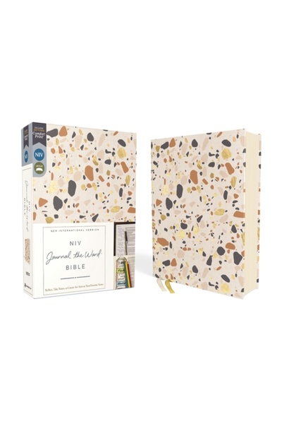 Zondervan Niv, Journal the Word Bible (Perfect for Note-Taking), Cloth Over B...
