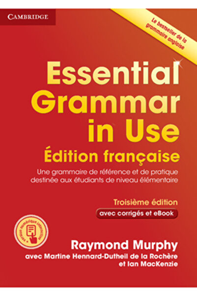 John Wiley & Sons Inc Essential Grammar in Use Book with Answers and Interactive eBook French Edition