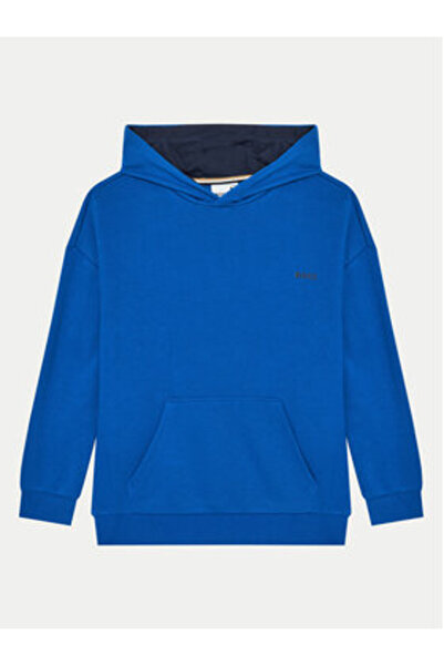 BOSS Φούτερ για αγόρια J50714 S Μπλε