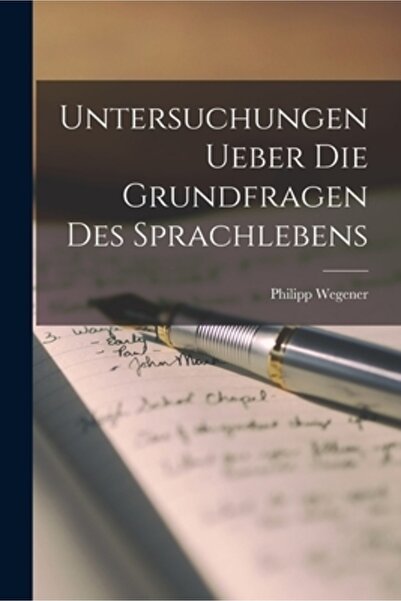Legare Street Pr Untersuchungen Ueber Die Grundfragen Des Sprachlebens