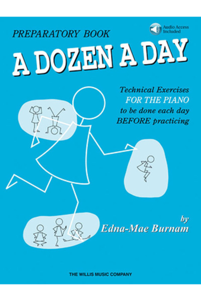 Willis Music Co A Dozen a Day Preparatory Book - Book/Audio