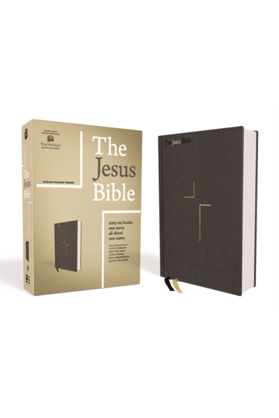 Zondervan Pub House The Jesus Bible, ESV Edition, Cloth Over Board, Grey
