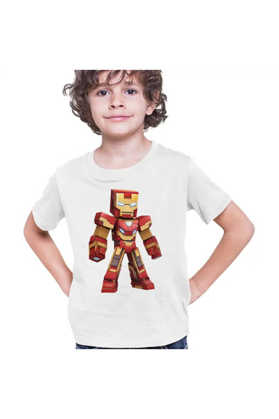 OEM Tricou Copii Baieti Iron Man Roblox
