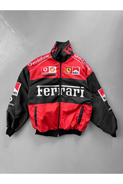 ARS Butik Ретро-бомбер Racing Y2K Сезонний унісекс-куртка-парашут