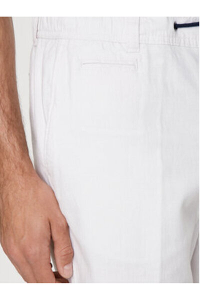 BUGATTI Ανδρικό Σορτς από Υφασμάτινο 4029 56419A Λευκό