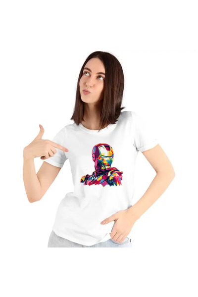 OEM Women's Iron Man Geometric T-Shirt