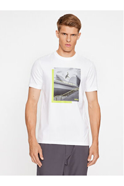 BOSS Ανδρικό T-Shirt 50507028 Λευκό