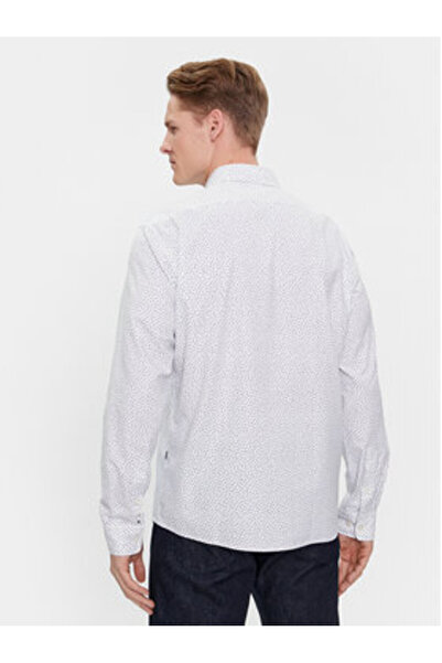 BOSS Ανδρικό Πουκάμισο 50510014 Λευκό