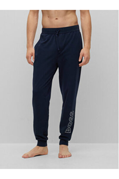 BOSS Ανδρικό παντελόνι πιτζάμας 50481199 Μπλε σκούρο