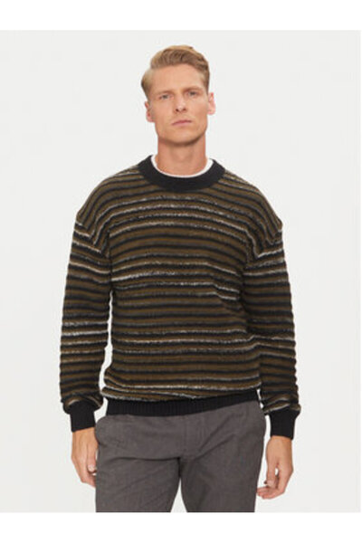 BOSS Ανδρικό Πουλόβερ 50523580 Μαύρο