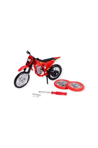 Genel Markalar 1:18 Ölçekli Model Motosiklet - DS928 - Kırmızı (Lisinya) TYGOO