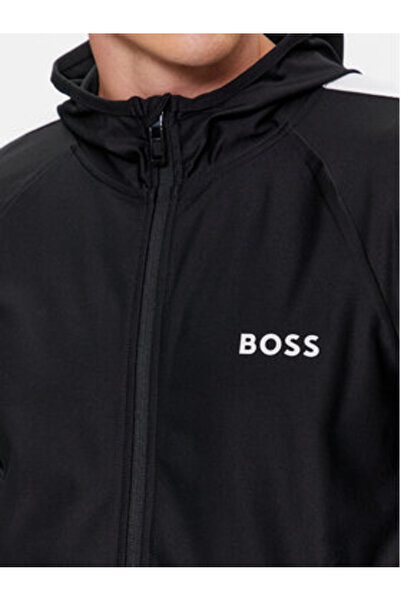 BOSS Ανδρικό Φούτερ 50506162 Μαύρο