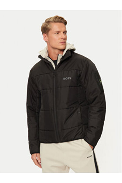BOSS Ανδρικό τζάκετ μετάβασης 50522668 Μαύρο