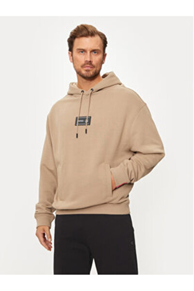 BOSS Ανδρικό Φούτερ 50523231 Μπεζ