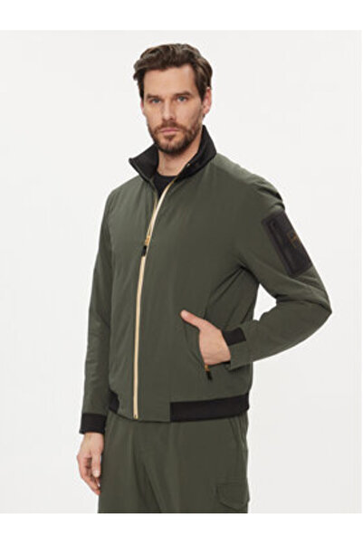 BOSS Ανδρικό τζάκετ μετάβασης 50499481 Πράσινο