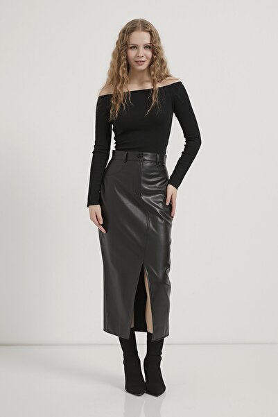 Arma Life FUSTA DE DAMA ARMALIFE 3926 CU TALIE INALTĂ, CU FĂRĂ DE PIELE, CU FĂRĂ DE PIELE