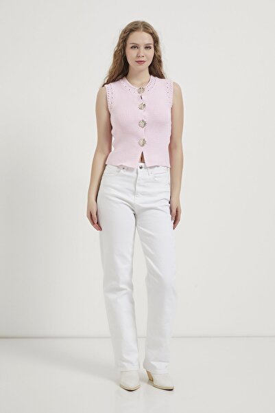 Arma Life ARMALIFE 1120 DÜĞME DETAYLI TRİKO KADIN YELEK